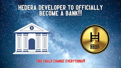 Hedera Developer To Officially BECOME A BANK!!!