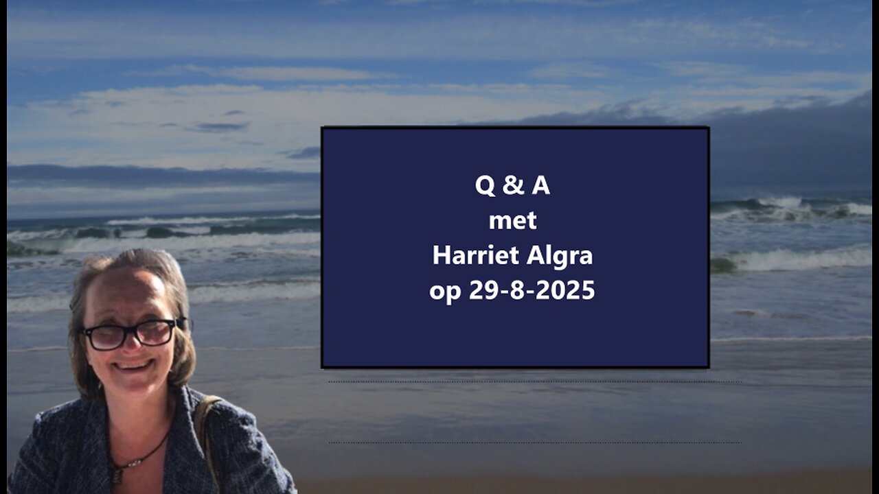 Q & A met Harriet Algra op 29 aug.2025