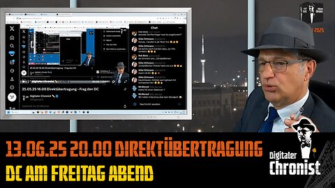 13.06.25 20.00 Direktübertragung DC am Freitag Abend