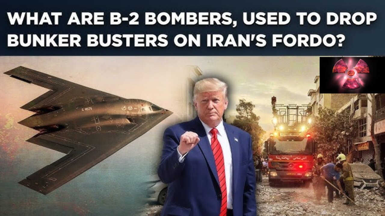 on six ‘bunker buster’ bombs dropped on major Iranian nuclear site