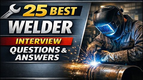 25 Best Welder Interview Questions & Answers