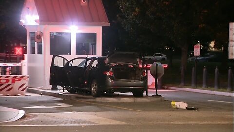 Driver Arrested After Ramming Car Into White House Gate