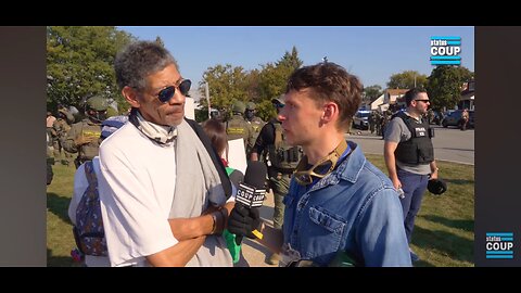 Joe Cool at a Protest