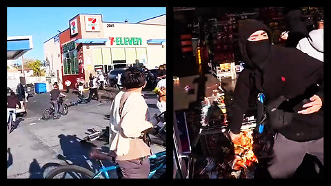 LA Teens On Bicycles RANSACK 7/11