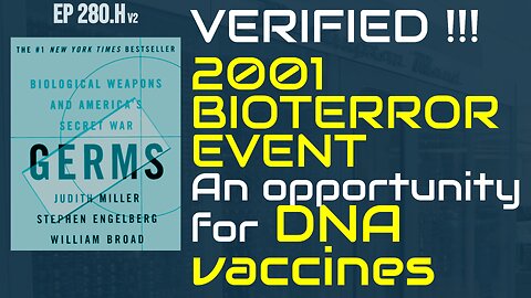 Book GERMS (2001) confirms our 9/11 hypothesis: DNA vaccinations (Vical) no contamination! Bioterror