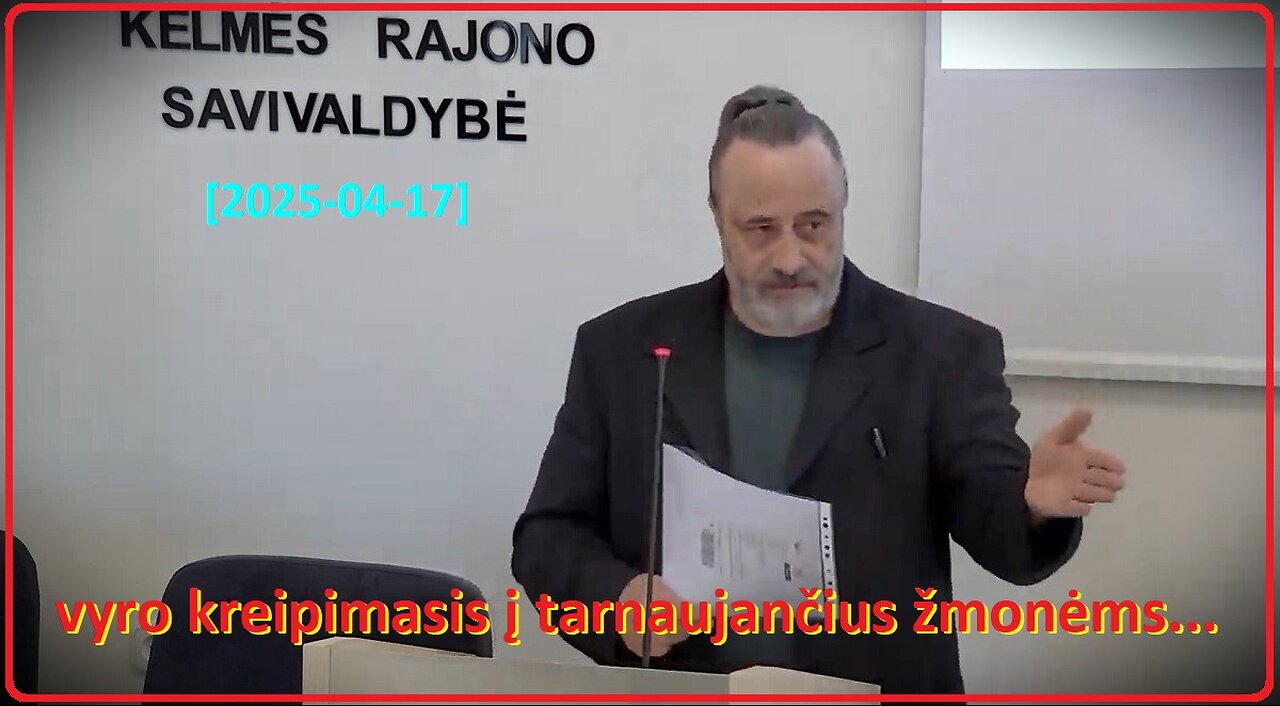Atstovaukite save pačius patys...