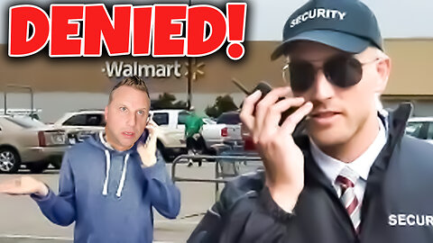 WALMART RECEIPT CHECKER DENIED MULTIPLE TIMES! NOT A STORE POLICY!