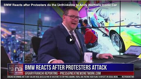 "BMW Responds to Protester Damage on Andy Warhol's Signature Vehicle"