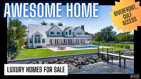 WATERFRONT HOME | POOL | Fort Myers Homes | LUXURY HOMES For Sale in Southwest Florida Real Estate