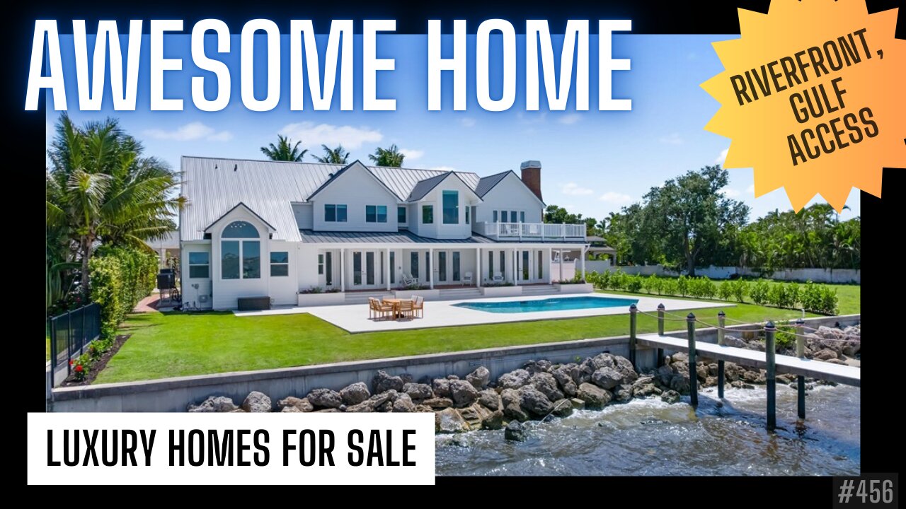 WATERFRONT HOME | POOL | Fort Myers Homes | LUXURY HOMES For Sale in Southwest Florida Real Estate