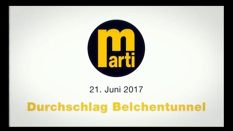 Belchentunnel (Schweiz) – Durchstich