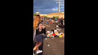 Disgusting Litter Left EVERYWHERE after Charlie Kirk Memorial