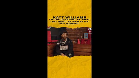 @kattwilliams I’m the greatest at what I do; Don’t be mad at me for winning