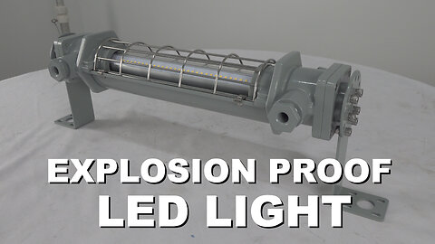 Explosion Proof Low Profile LED Fixture - 3,380 Lumens - Class 1 & 2 Div 1 & 2