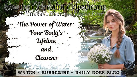 The Power of Water: Your Body’s Lifeline and Cleanser