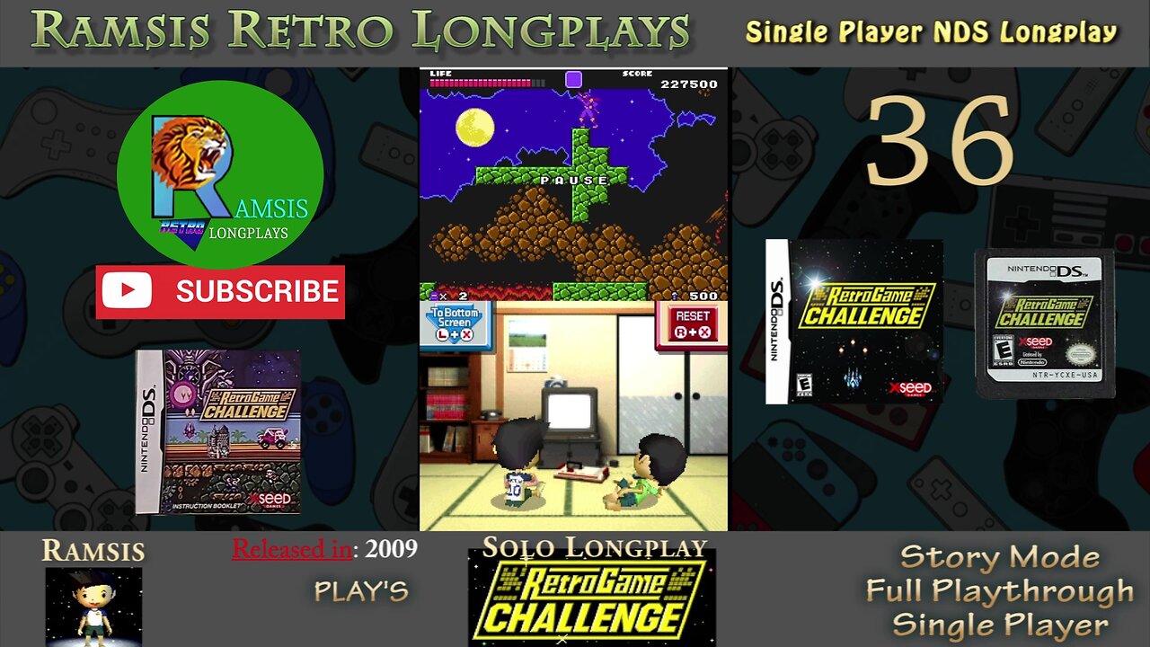 Retro Game Challenge | Nintendo DS Game | 2009 | Haggleman 3 | Episode #36 | Retroplay