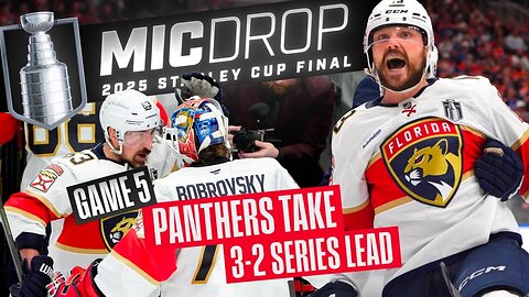 Mic Drop- Panthers vs. Oilers Gm 5 - Stanley Cup Final - NHL