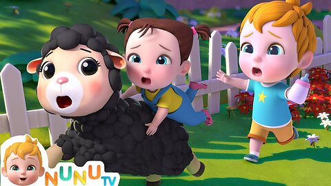 Baa Baa Black Sheep 🐑 | Nursery Rhymes & Kids Songs | Sing Along Song With NuNu Tv