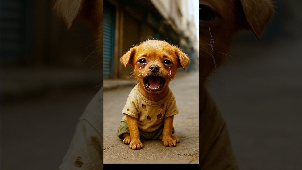 The poor puppy didn't have ganesh ji's statue