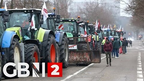 WATCH: French farmers protest in Strasbourg against Mercosur trade deal | GB News
