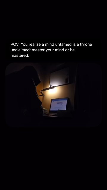 Master Your Mind Or Be MASTERED 👁️