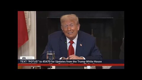 TRUMP❤️🇺🇸🥇🪽🕺TAKES MEDIA QUESTIONS🤍🇺🇸🏅🪽🎬AT MULTILATERAL LUNCH MEETING🍽️💙🇺🇸🏅🪽🍽️🏛️⭐️