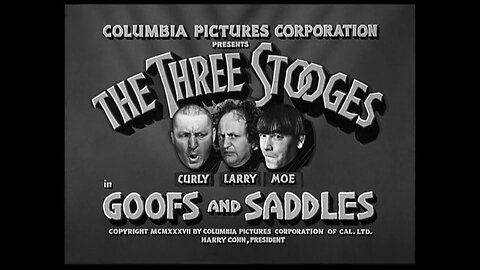 The Three Stooges - "Goofs and Saddles"