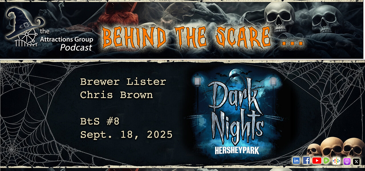 BtS #8- Hershey Park, "Dark Nights"- with guests: Chris Brown and Brewer Lister