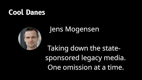 Taking down the state-sponsored legacy media. One omission at a time.