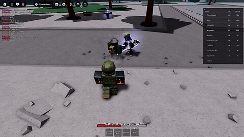Playing The Strongest Battlegrounds in Roblox in a Public server - (No Commentary).