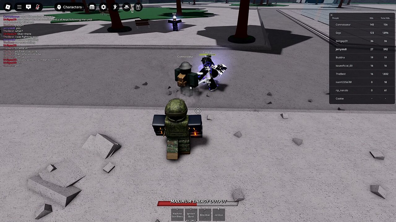 Playing The Strongest Battlegrounds in Roblox in a Public server - (No Commentary).