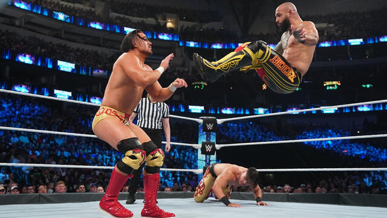 Ricochet vs. Angel vs. Humberto - Intercontinental Title Triple Threat Match @wwefree