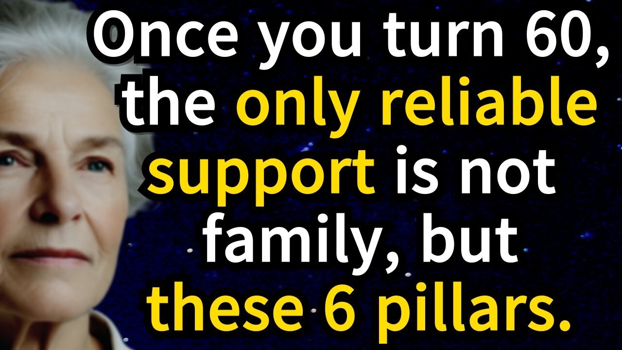 6 Essential Pillars of Support After 60 Stronger Than Family! elderly wisdom, old age, senior