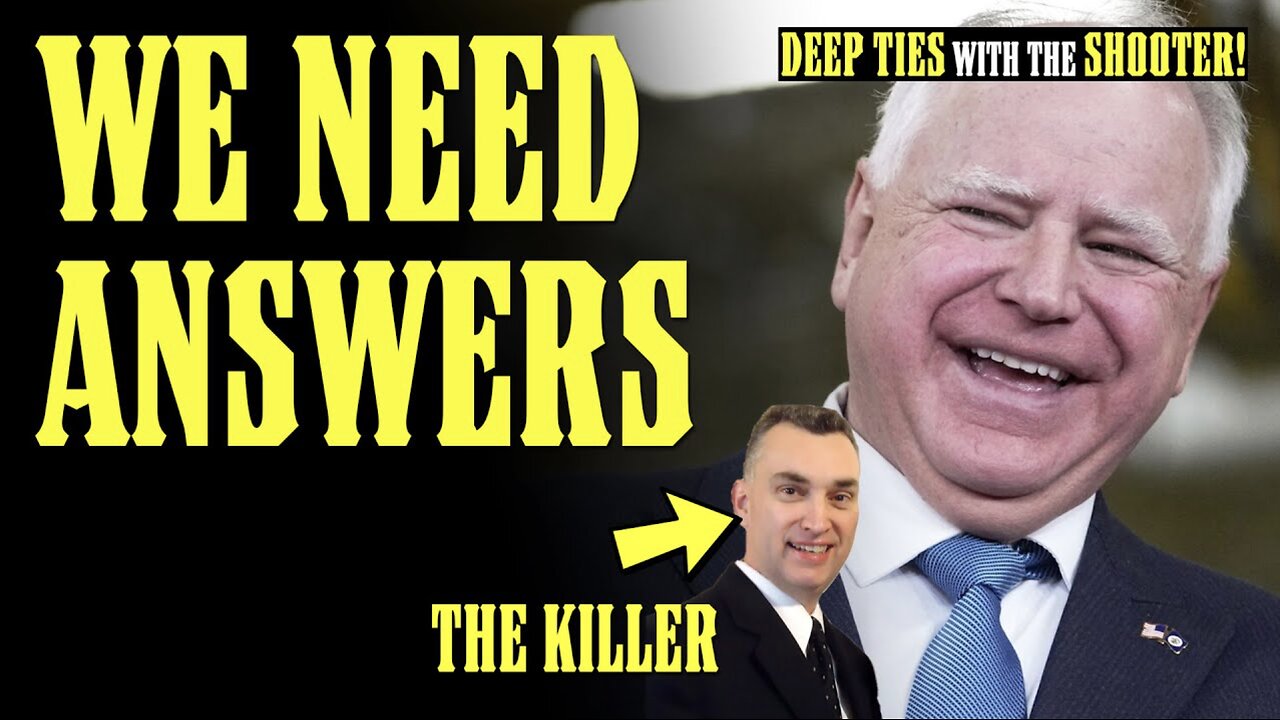 BOMBSHELL in Minnesota Lawmaker ASSASSINATIONS! Tim Walz CONNECTED DIRECTLY to SHOOTER!!!