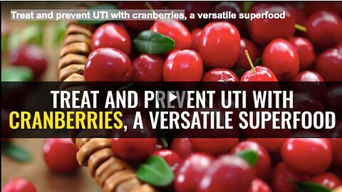 "Cranberries: A Natural Solution for UTI Treatment and Prevention"