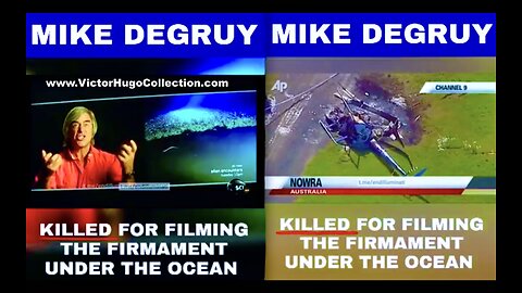 Mike DeGruy Assassinated For Filming Firmament Under Ocean In Gulf Of Mexico For Blue Planet Series