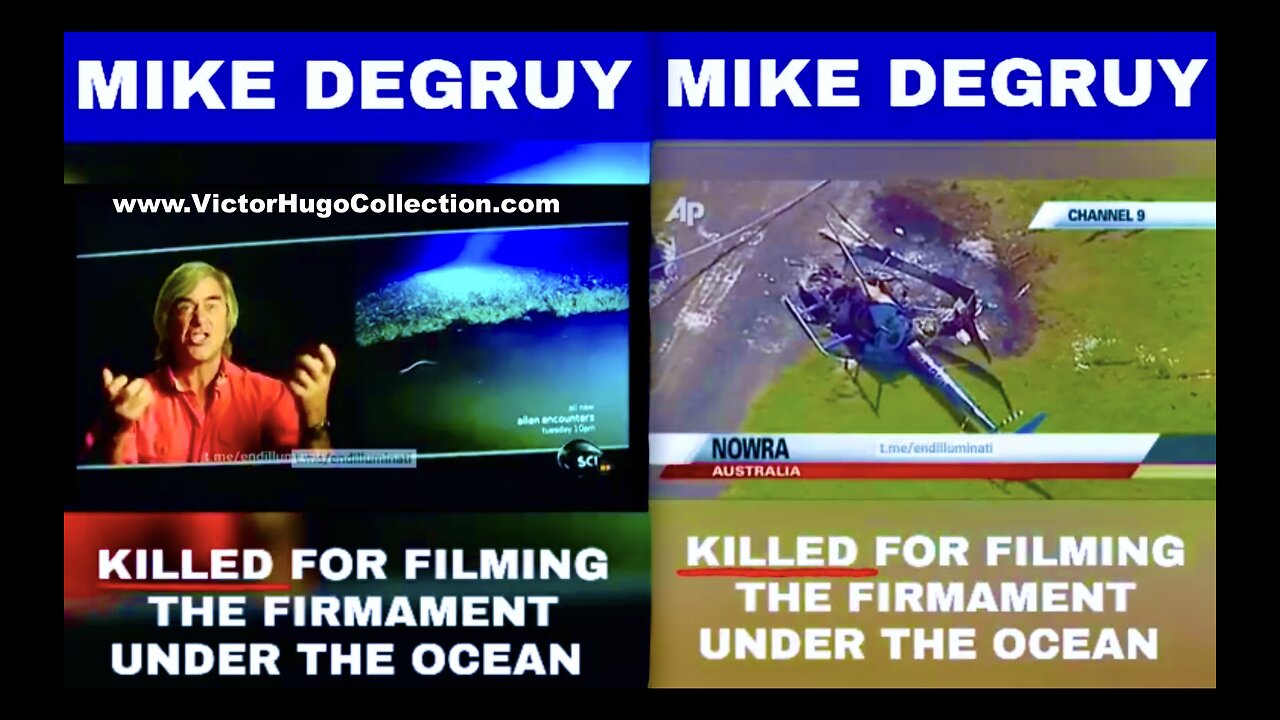 Mike DeGruy Assassinated For Filming Firmament Under Ocean In Gulf Of Mexico For Blue Planet Series
