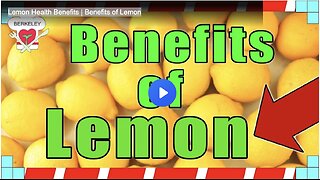 Lemon Health Benefits | Benefits of Lemon