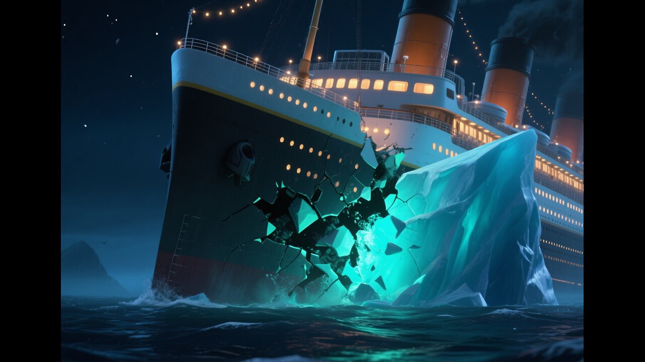 The Titanic Sink 🚢 in 1 minute | OneMinuteHistory