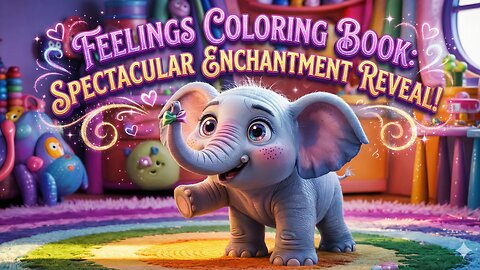 Reveal the ENCHANTMENT in the SPECTACULAR World of Feelings Coloring Book!
