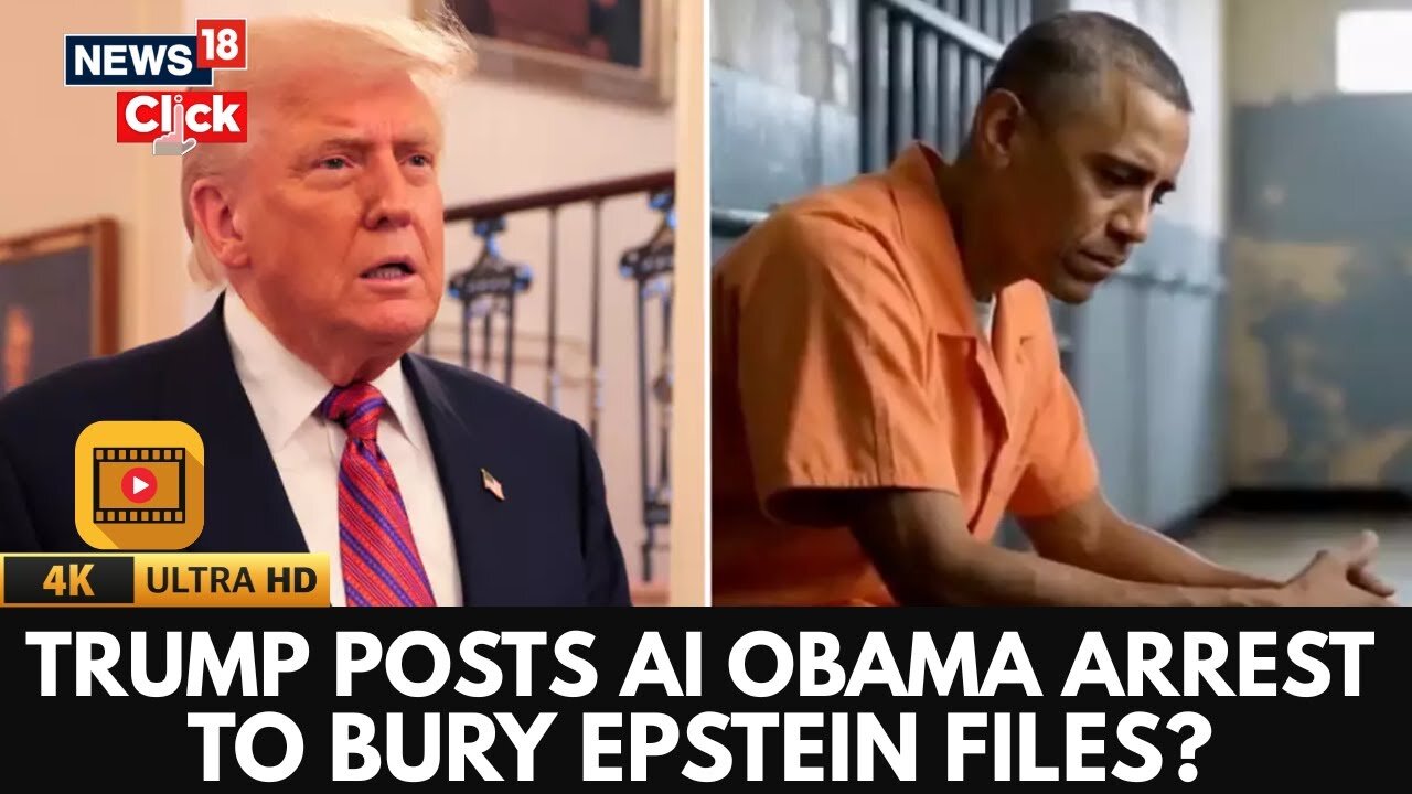 Donald Trump Posts AI Video of Obama’s ‘Arrest’ Amid Epstein Files Uproar