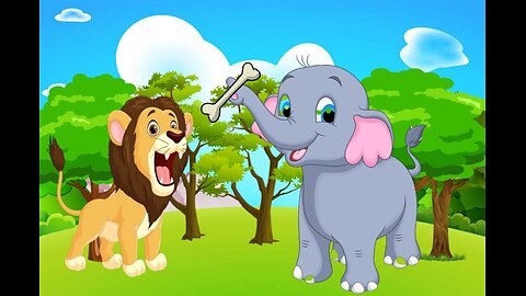 The Lion and the Elephant | Moral Story for Kids