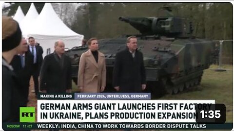 "First German Arms Giant Production Facility Launched in Ukraine"