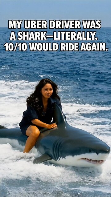 My Uber Driver Was a Shark—Literally. 10/10 Would Ride Again