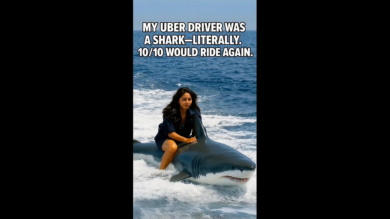 My Uber Driver Was a Shark—Literally. 10/10 Would Ride Again