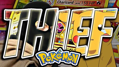 Man Gets Caught Stealing Pokemon Cards Worth Over 10k!!!