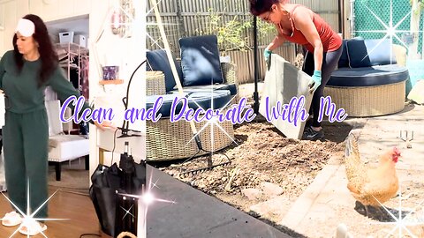 *NEW* CLEANING MOTIVATION 2025 // DEEP CLEAN WITH ME + BACKYARD UPDATE // 👗SPRING OUTFIT HAUL