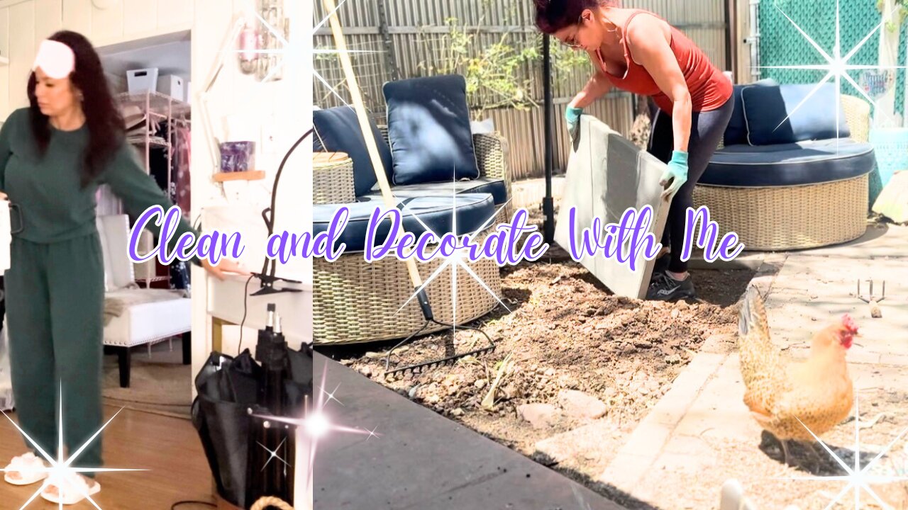 *NEW* CLEANING MOTIVATION 2025 // DEEP CLEAN WITH ME + BACKYARD UPDATE // 👗SPRING OUTFIT HAUL