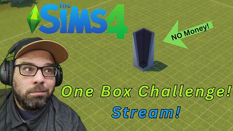 Playing Sims 4!! One Box Challenge! My First Sims Challenge!