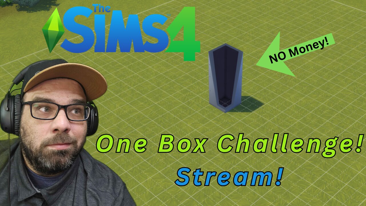 Playing Sims 4!! One Box Challenge! My First Sims Challenge!